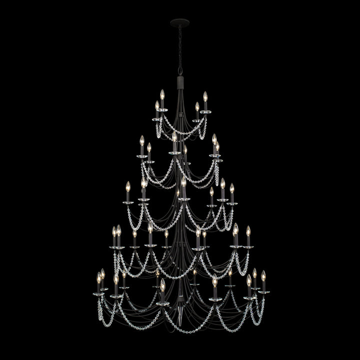 Varaluz Brentwood 350C40CB Chandelier Light - Carbon
