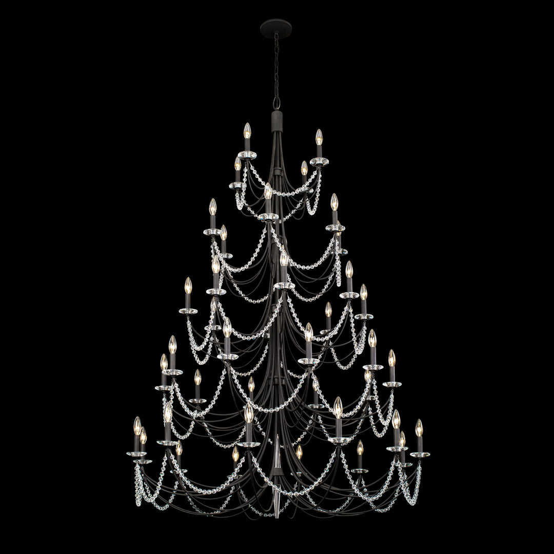 Varaluz Brentwood 350C40CB Chandelier Light - Carbon