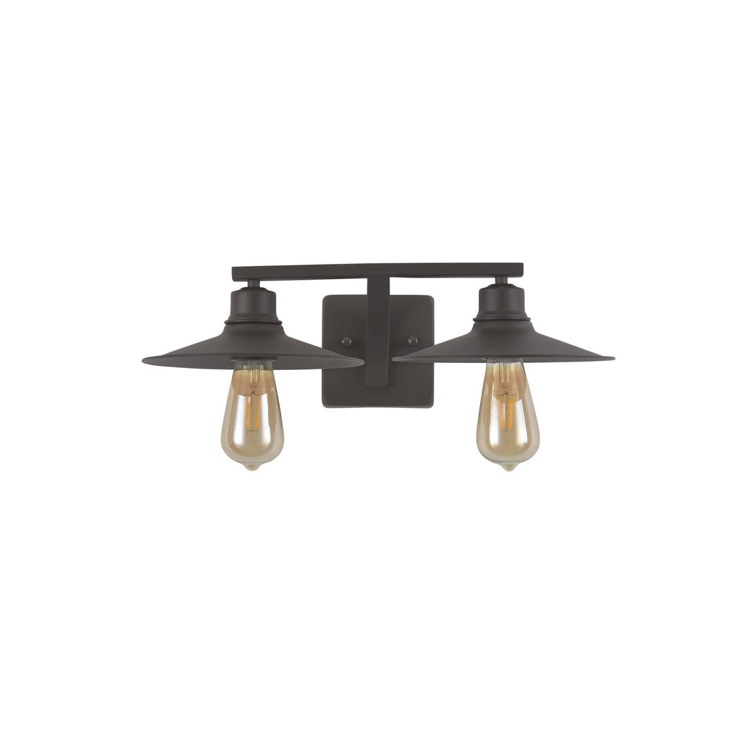 Varaluz Clayton 356B02DC Bath Vanity Light 19 in. wide - Dark Coffee
