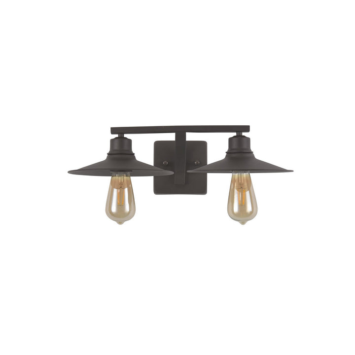 Varaluz Clayton 356B02DC Bath Vanity Light 19 in. wide - Dark Coffee