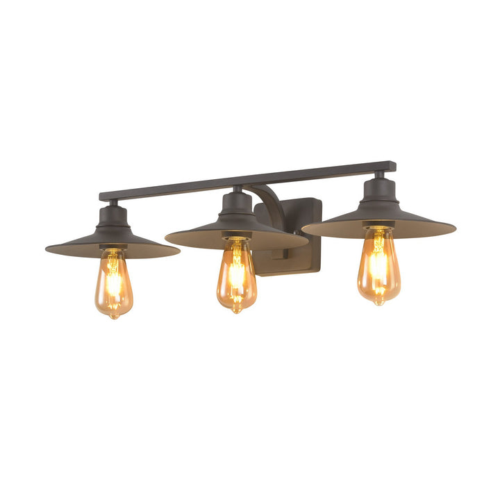 Varaluz Clayton 356B03DC Bath Vanity Light 29 in. wide - Dark Coffee