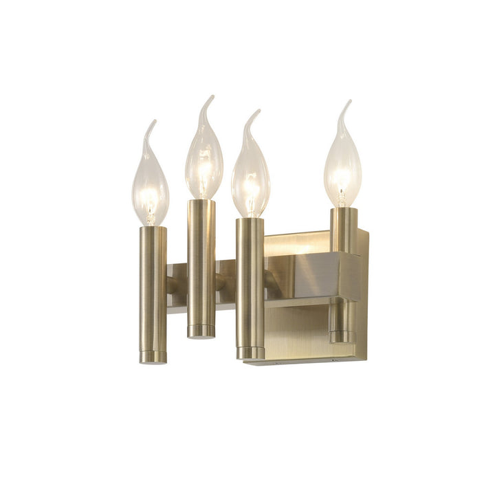 Varaluz Collette 357B04LBB Bath Vanity Light 8 in. wide - Antique Brass