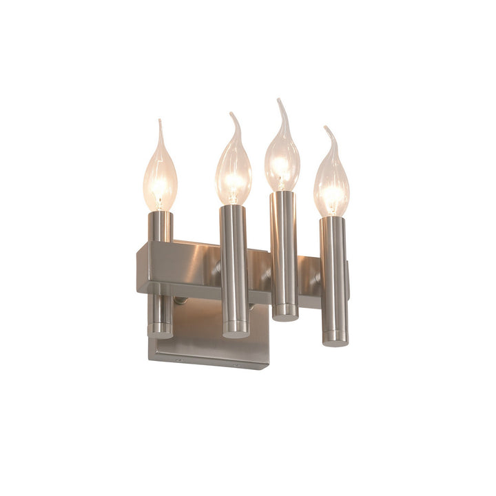 Varaluz Collette 357B04RSN Bath Vanity Light 8 in. wide - Satin Nickel