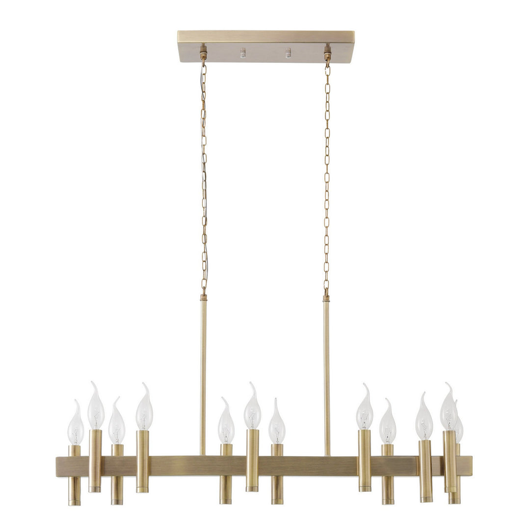 Varaluz Collette 357N12BB Pendant Light - Antique Brass