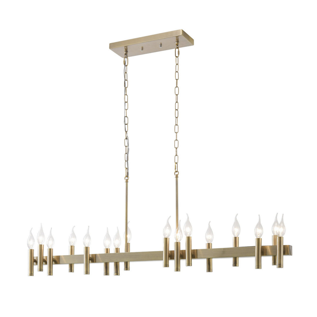 Varaluz Collette 357N16BB Pendant Light - Antique Brass