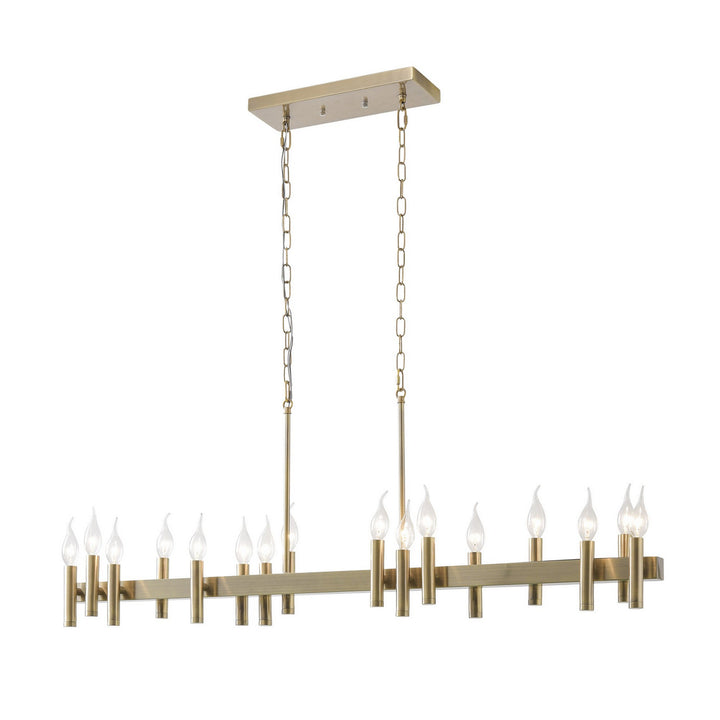 Varaluz Collette 357N16BB Pendant Light - Antique Brass
