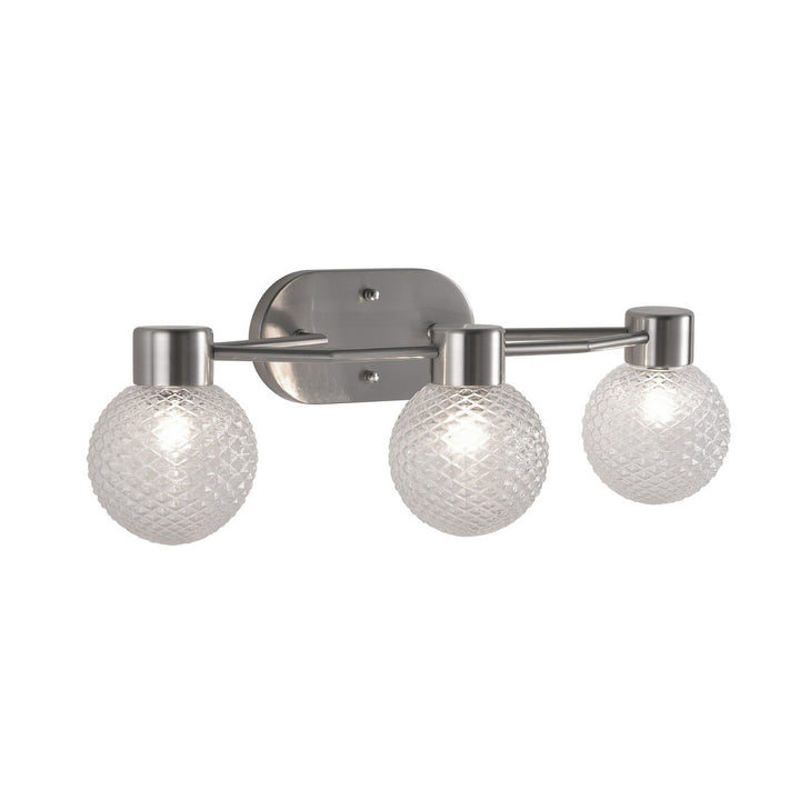 Varaluz Kiara 358B03BN Bath Vanity Light 24 in. wide - Brushed Nickel