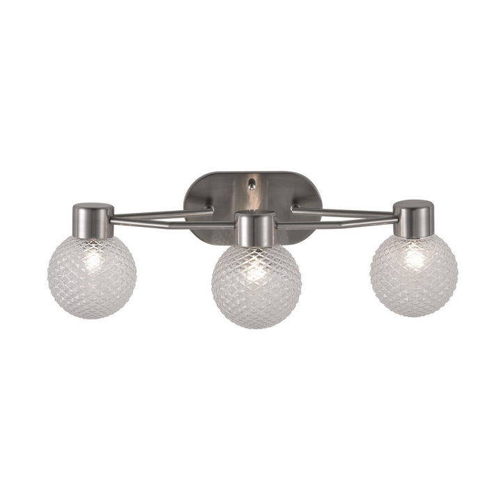 Varaluz Kiara 358B03BN Bath Vanity Light 24 in. wide - Brushed Nickel