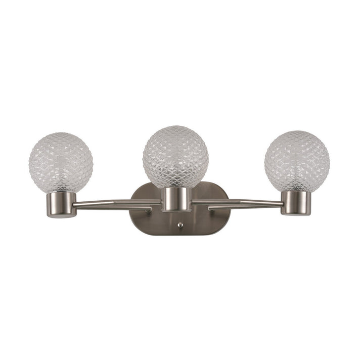 Varaluz Kiara 358B03BN Bath Vanity Light 24 in. wide - Brushed Nickel
