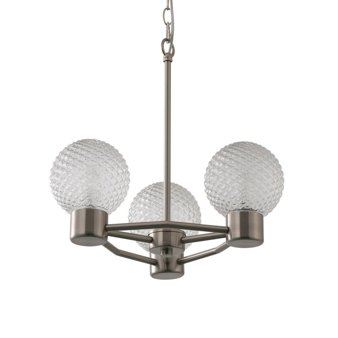 Varaluz Kiara 358P03BN Chandelier Light - Brushed Nickel