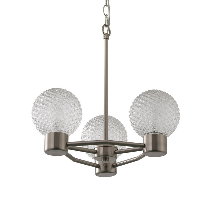 Varaluz Kiara 358P03BN Chandelier Light - Brushed Nickel