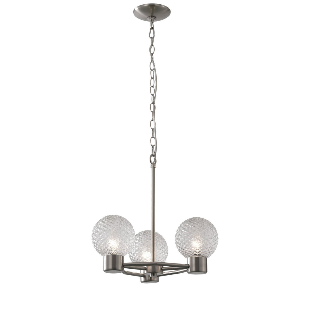 Varaluz Kiara 358P03BN Chandelier Light - Brushed Nickel
