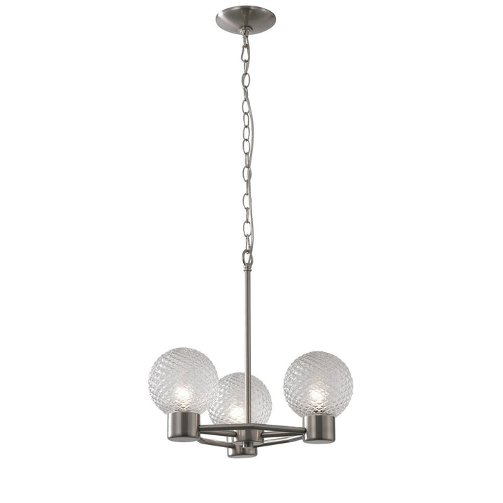 Varaluz Kiara 358P03BN Chandelier Light - Brushed Nickel