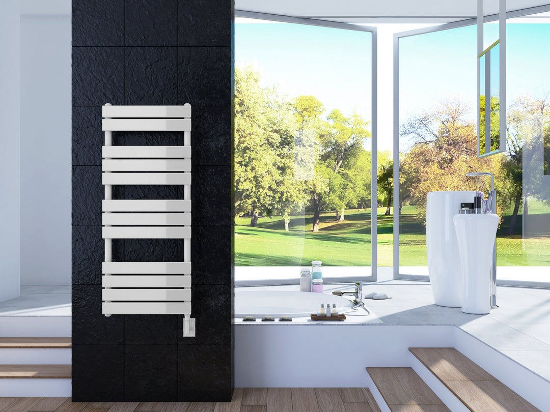 Paris Mirror MINOSWHT12 Minos Towel Warmer Plumbing White