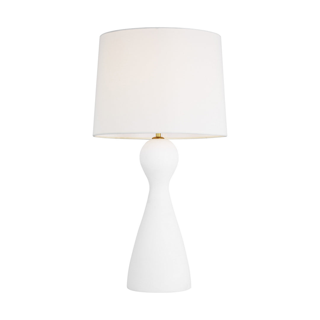 Visual Comfort Studio AET1091TXW1 Constance One Light Table Lamp Lamp White