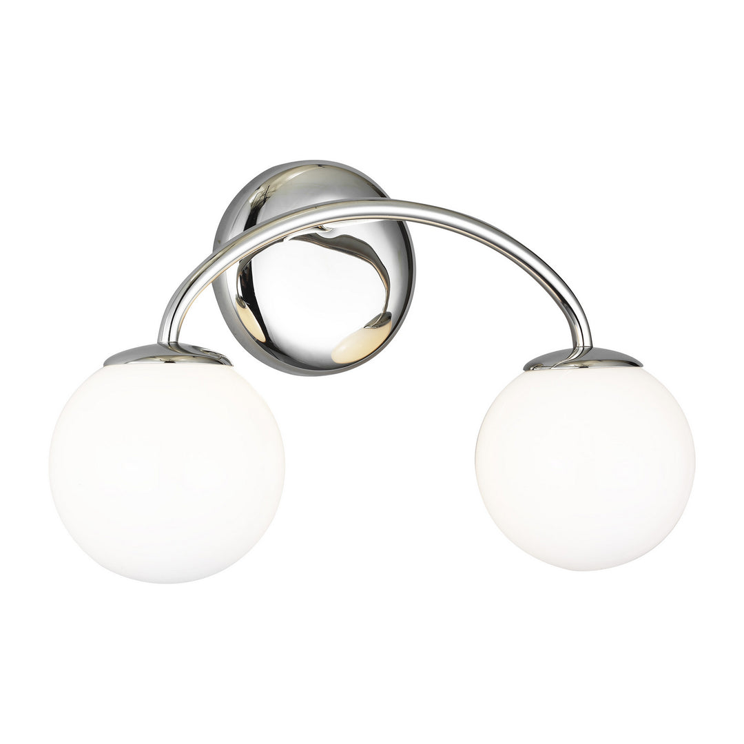 Visual Comfort Studio Galassia AEV1012PN Bath Vanity Light 15 in. wide - Polished Nickel