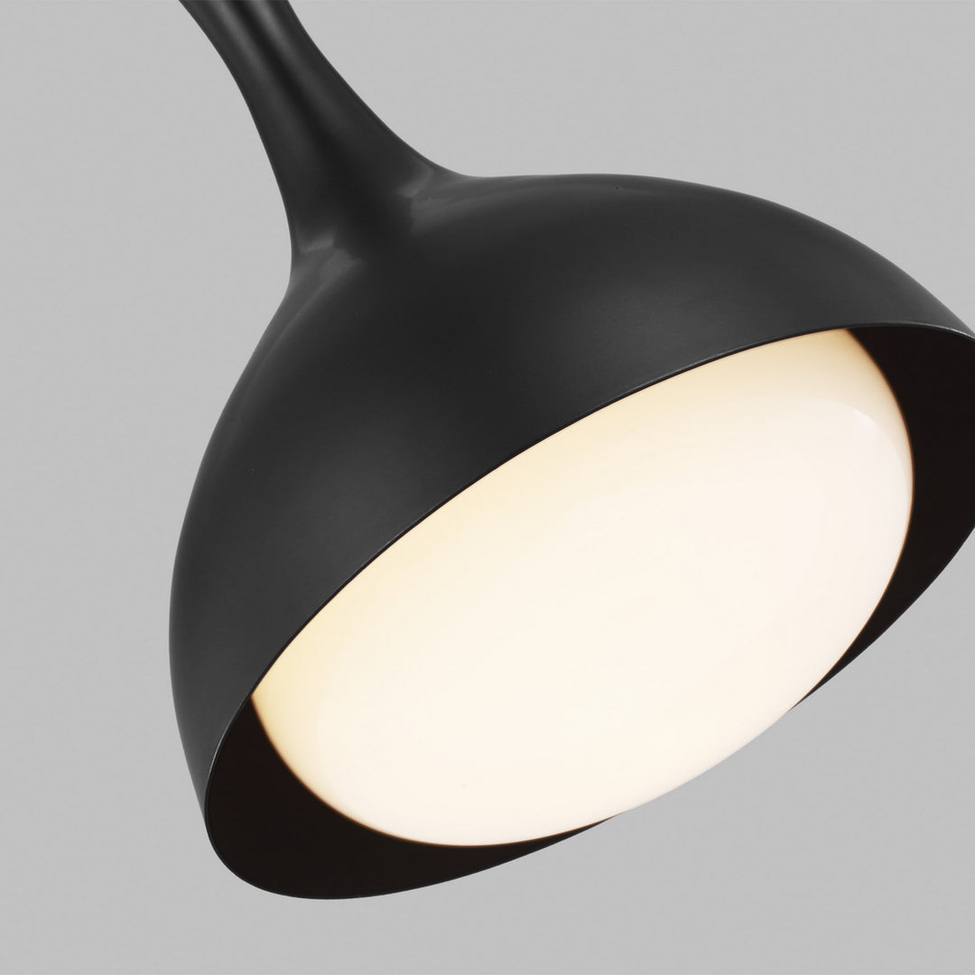 Visual Comfort Studio Lucerne AEP1011BBSMBK Pendant Light - Midnight Black and Burnished Brass