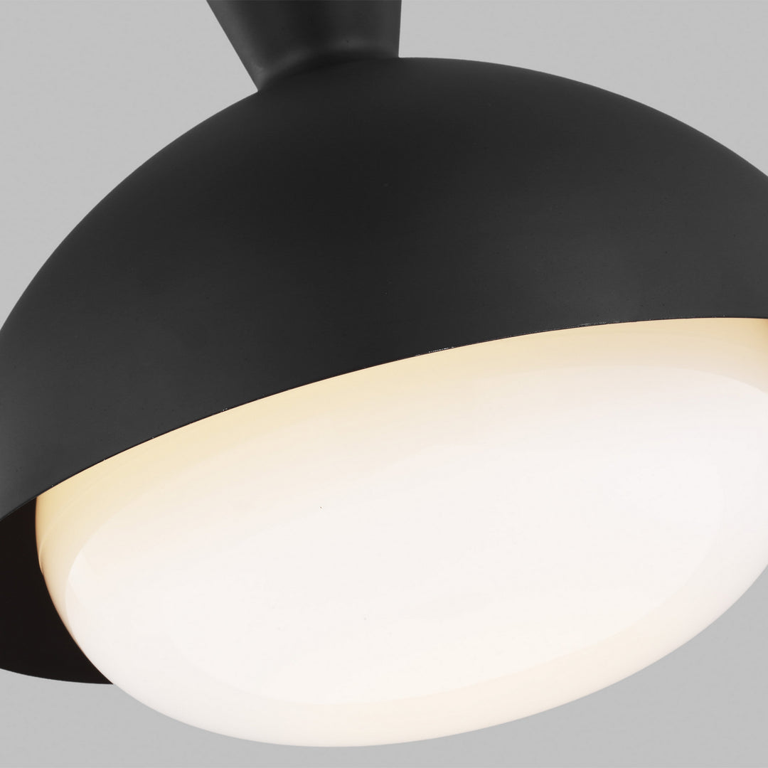 Visual Comfort Studio Lucerne AEP1031BBSMBK Pendant Light - Midnight Black and Burnished Brass