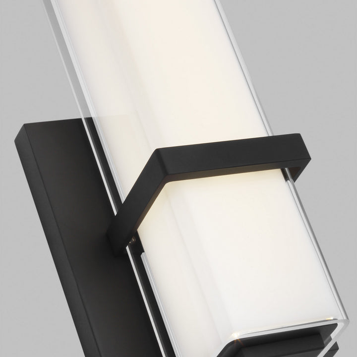 Visual Comfort Modern Milan 700BCMLN13WB-LED930-277 Wall Light - Nightshade Black
