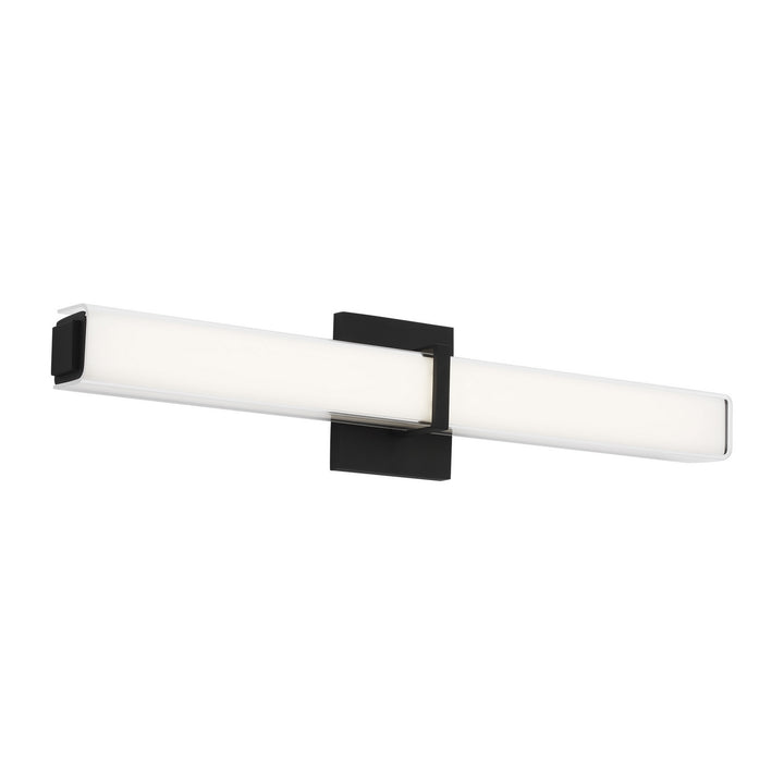 Visual Comfort Modern Milan 700BCMLN24WB-LED930 Bath Vanity Light 4 in. wide - Nightshade Black