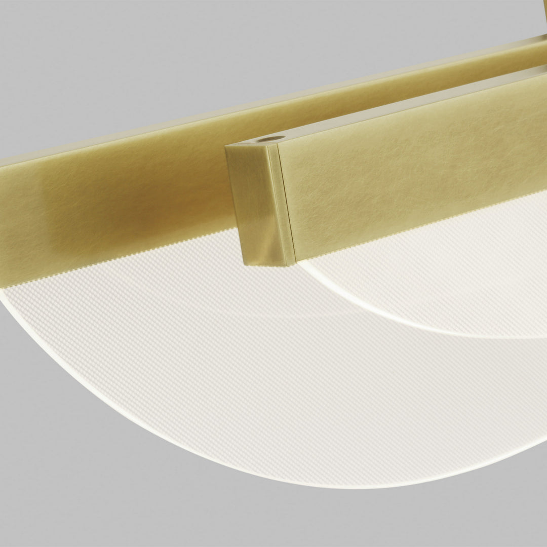 Visual Comfort Modern Nyra 700BCNYR25BR-LED930-277 Bath Vanity Light 5 in. wide - Plated Brass