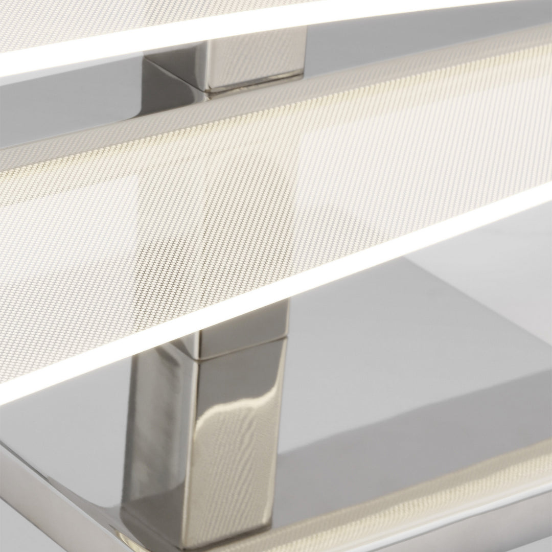 Visual Comfort Modern Nyra 700BCNYR25N-LED930-277 Bath Vanity Light 5 in. wide - Polished Nickel