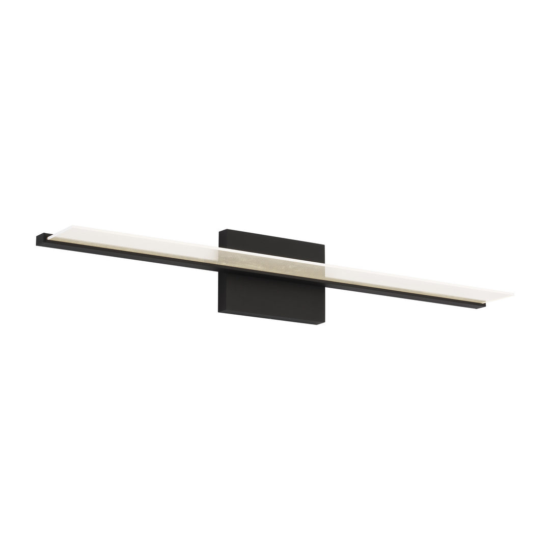 Visual Comfort Modern Span 700BCSPANB3B-LED930 Bath Vanity Light 6 in. wide - Nightshade Black