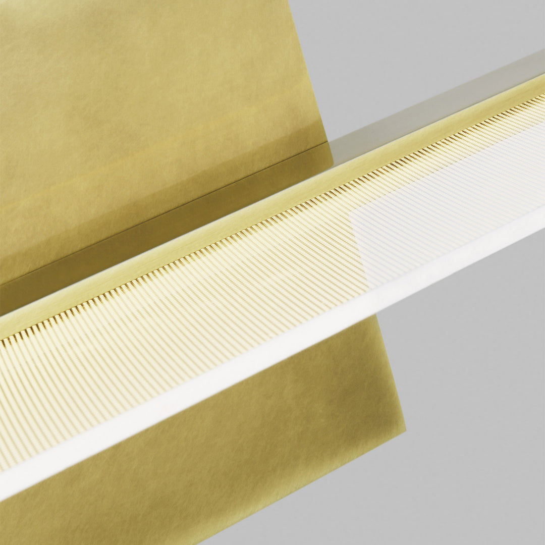 Visual Comfort Modern Span 700BCSPANB3BR-LED930 Bath Vanity Light 6 in. wide - Plated Brass