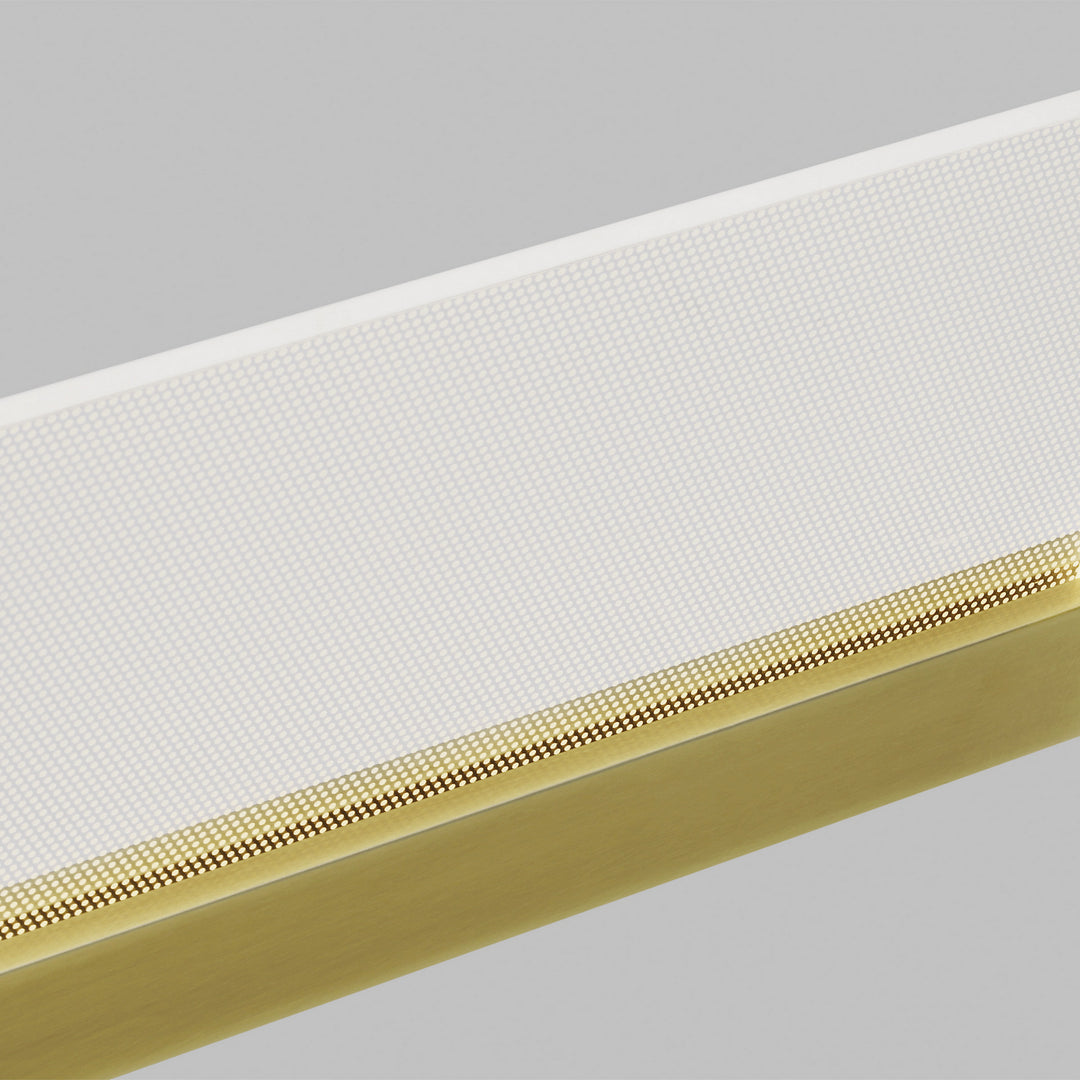 Visual Comfort Modern Span 700BCSPANB3BR-LED930 Bath Vanity Light 6 in. wide - Plated Brass