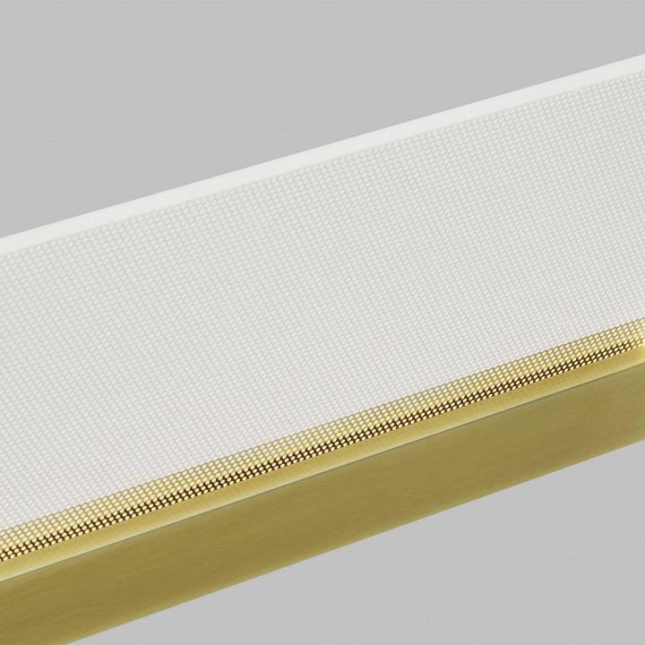 Visual Comfort Modern Span 700BCSPANB3BR-LED930-277 Bath Vanity Light 6 in. wide - Plated Brass