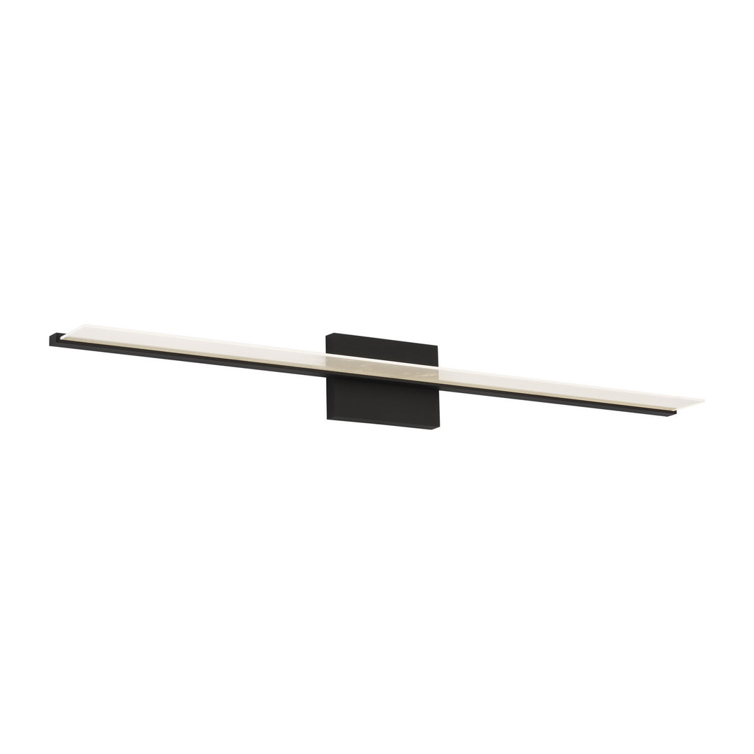 Visual Comfort Modern Span 700BCSPANB4B-LED930 Bath Vanity Light 6 in. wide - Nightshade Black
