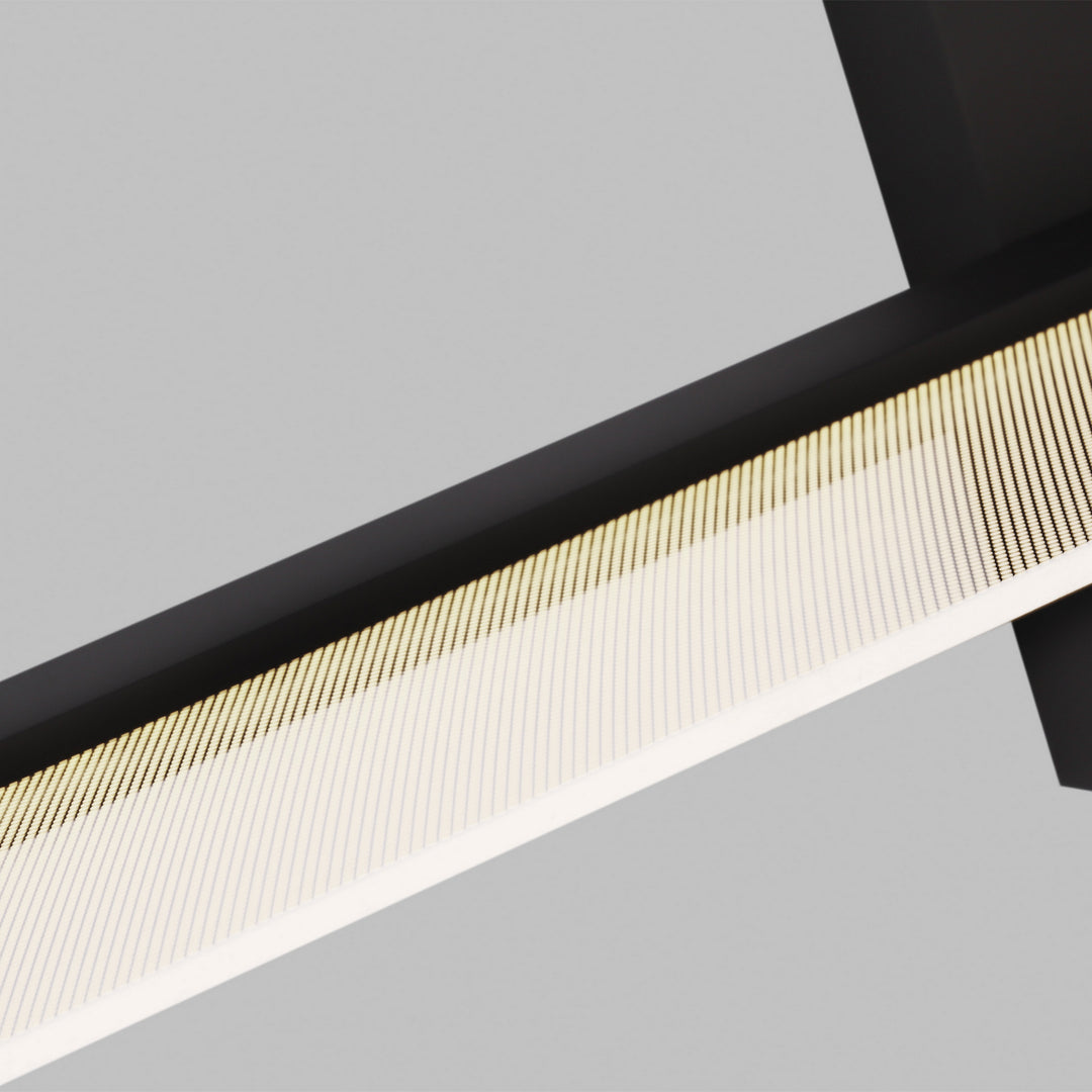 Visual Comfort Modern Span 700BCSPANB4B-LED930 Bath Vanity Light 6 in. wide - Nightshade Black