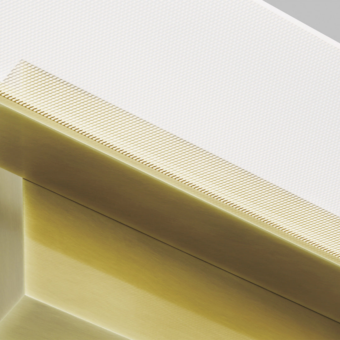 Visual Comfort Modern Span 700BCSPANB4BR-LED930 Bath Vanity Light 6 in. wide - Plated Brass