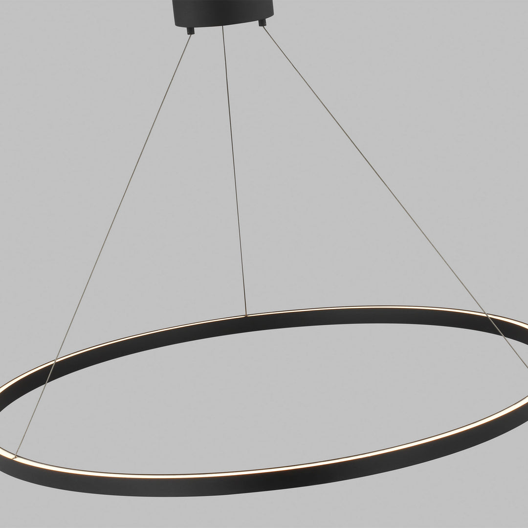 Visual Comfort Modern Fiama 700FIA48B-LED930 Pendant Light - Matte Black