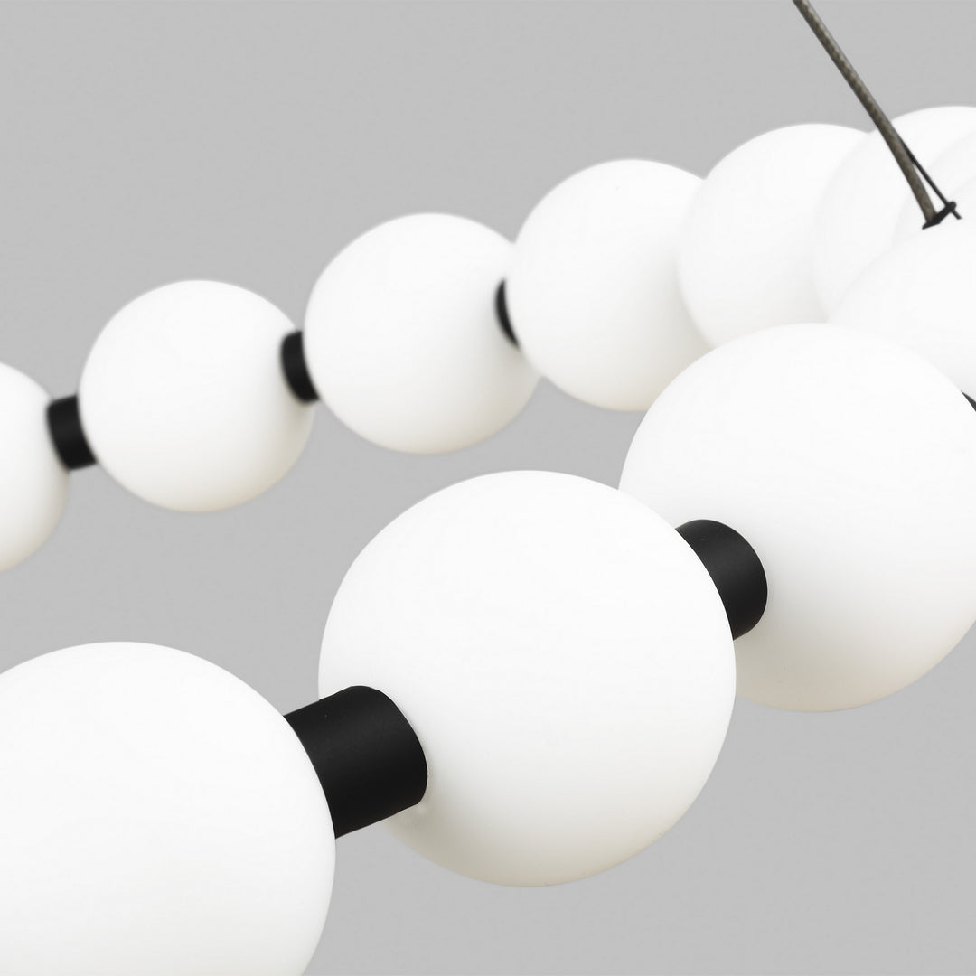 Visual Comfort Modern Orbet 700OBT30B-LED927 Pendant Light - Nightshade Black