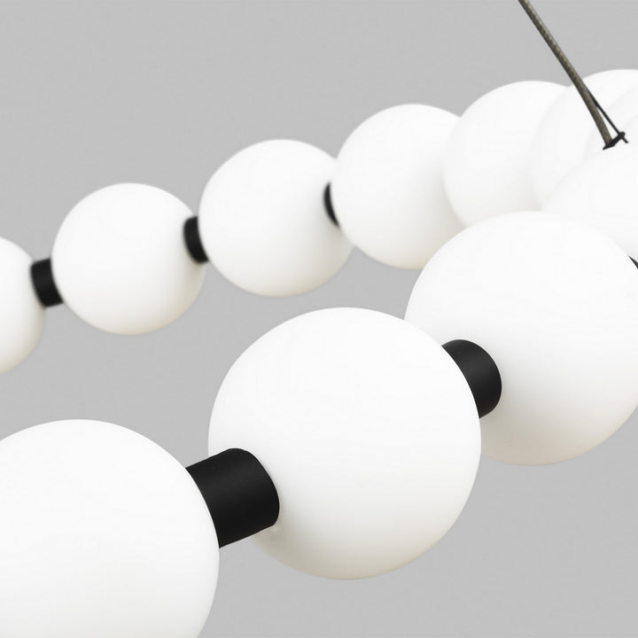 Visual Comfort Modern Orbet 700OBT30B-LED927 Pendant Light - Nightshade Black