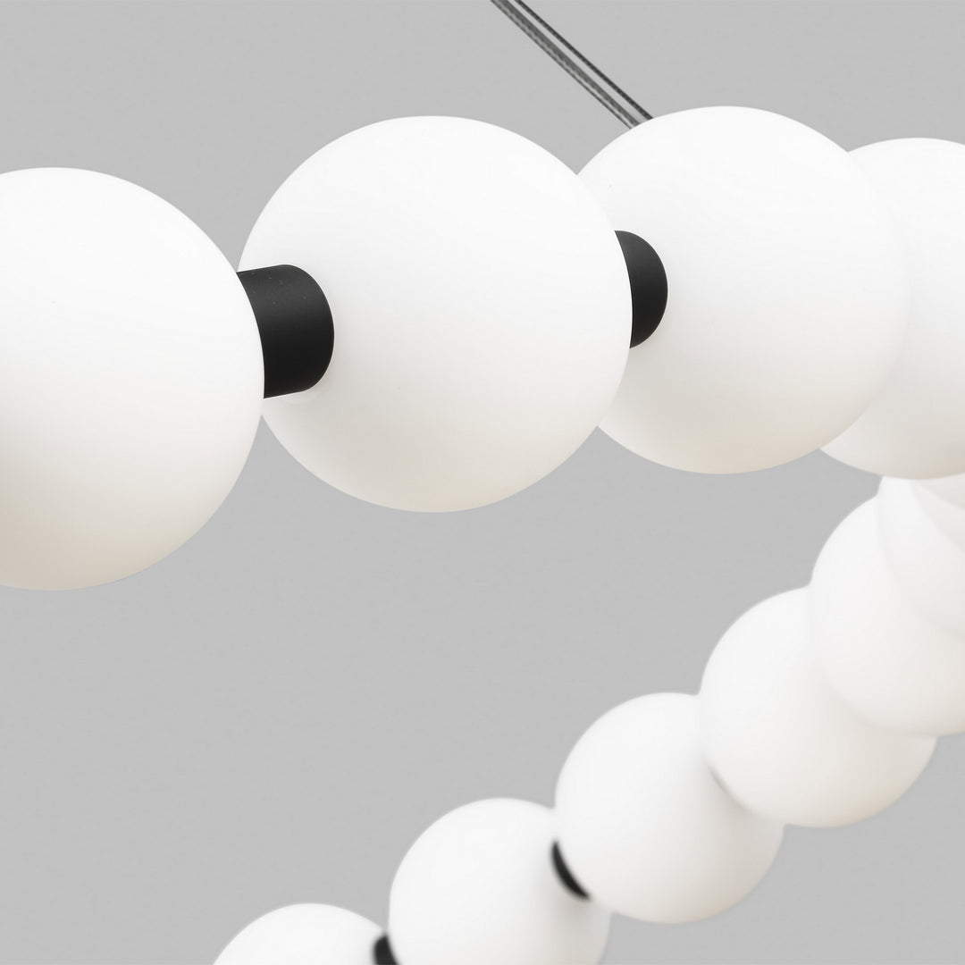 Visual Comfort Modern Orbet 700OBT36B-LED927 Pendant Light - Nightshade Black