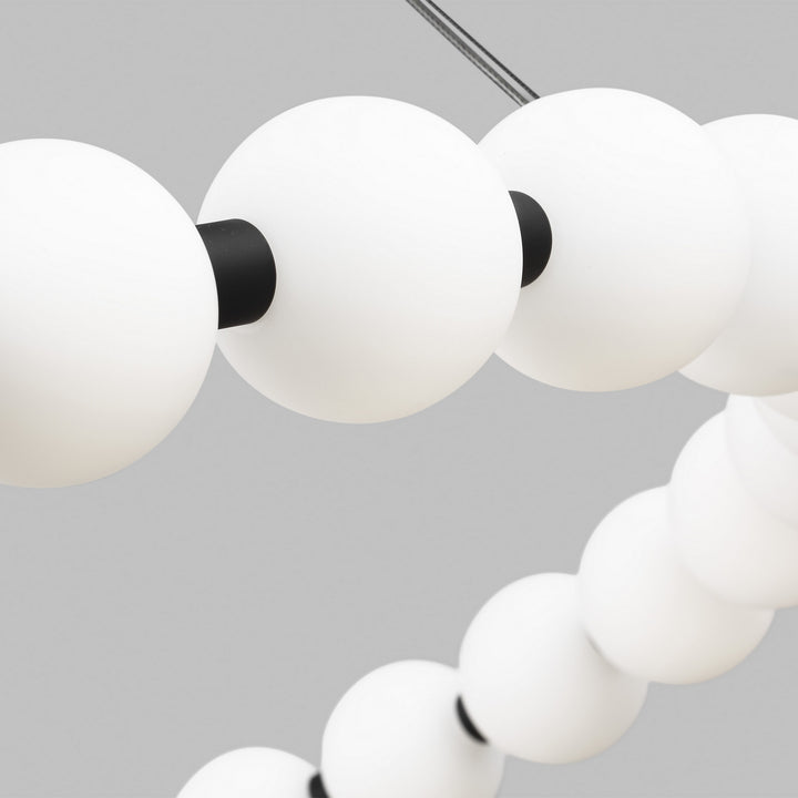 Visual Comfort Modern Orbet 700OBT36B-LED927 Pendant Light - Nightshade Black