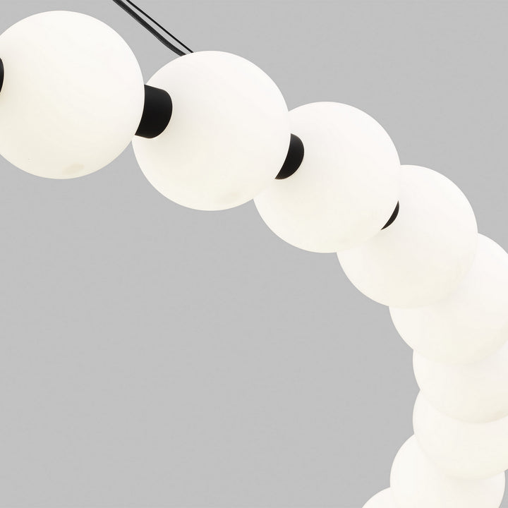 Visual Comfort Modern Orbet 700OBT42B-LED927 Pendant Light - Nightshade Black