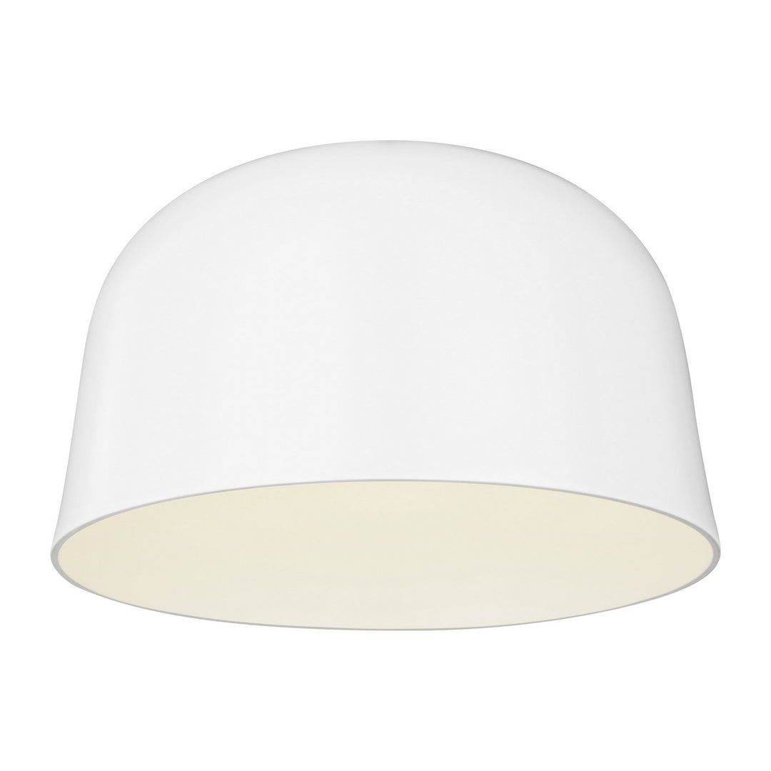 Visual Comfort Modern Foundry 700FMFND15W-LED930 Ceiling Light - Matte White