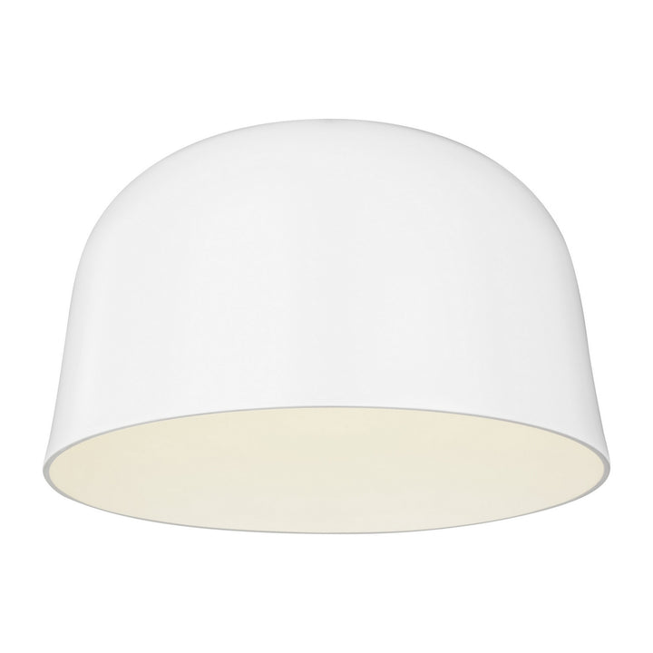 Visual Comfort Modern Foundry 700FMFND15W-LED930 Ceiling Light - Matte White