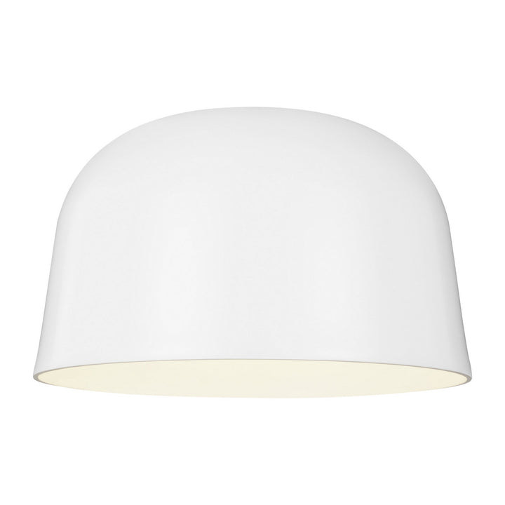 Visual Comfort Modern Foundry 700FMFND15W-LED930-277 Ceiling Light - Matte White