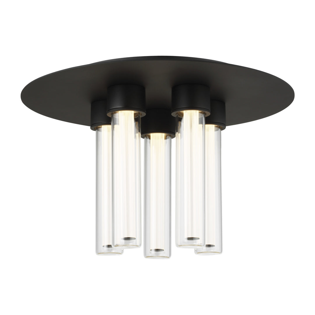 Visual Comfort Modern Kola 700FMKLA13B-LED927-277 Ceiling Light - Nightshade Black