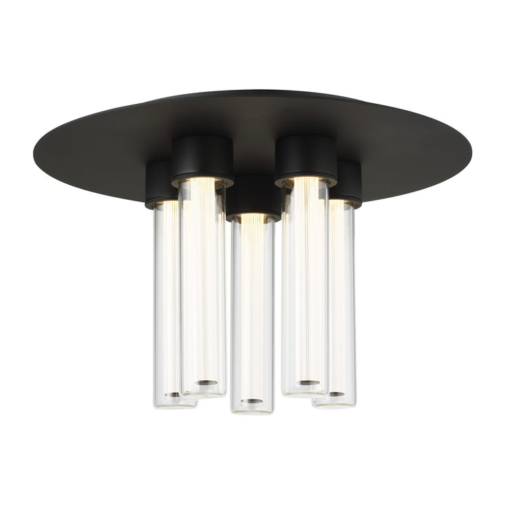 Visual Comfort Modern Kola 700FMKLA13B-LED927-277 Ceiling Light - Nightshade Black
