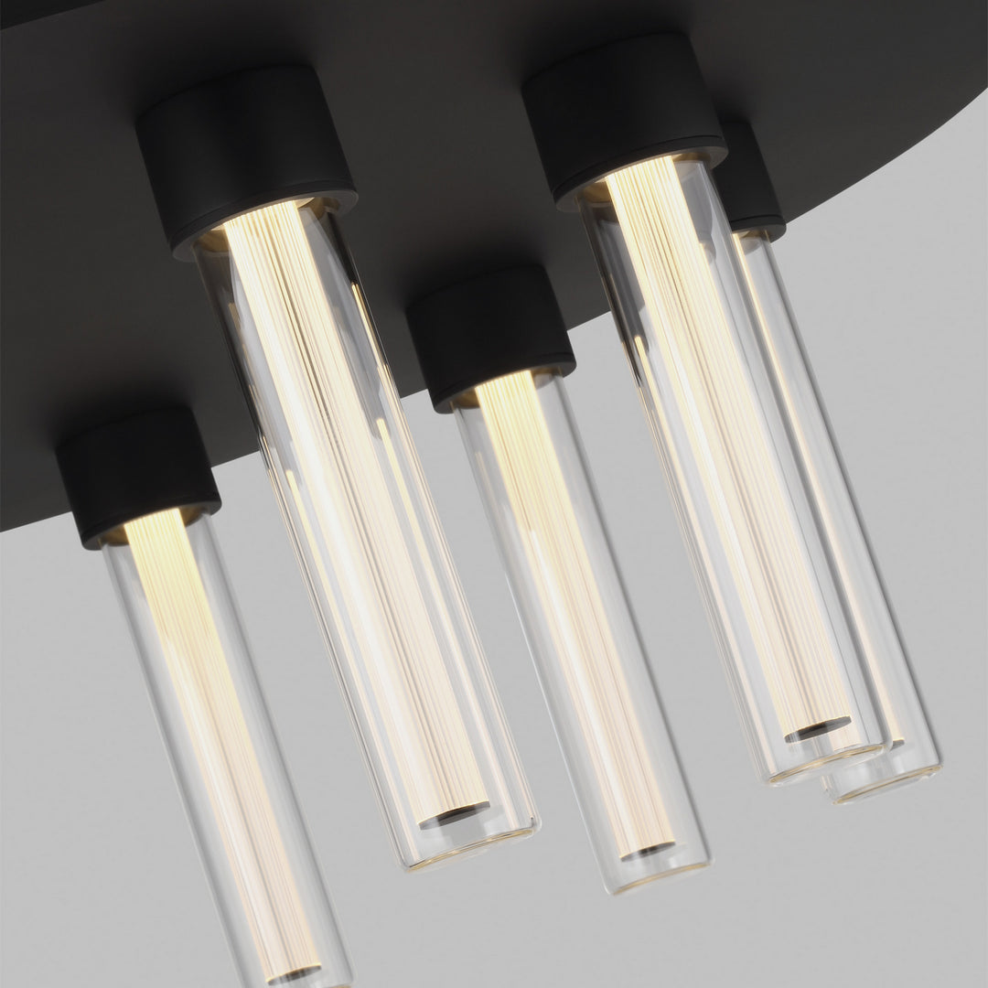 Visual Comfort Modern Kola 700FMKLA22B-LED927 Ceiling Light - Nightshade Black