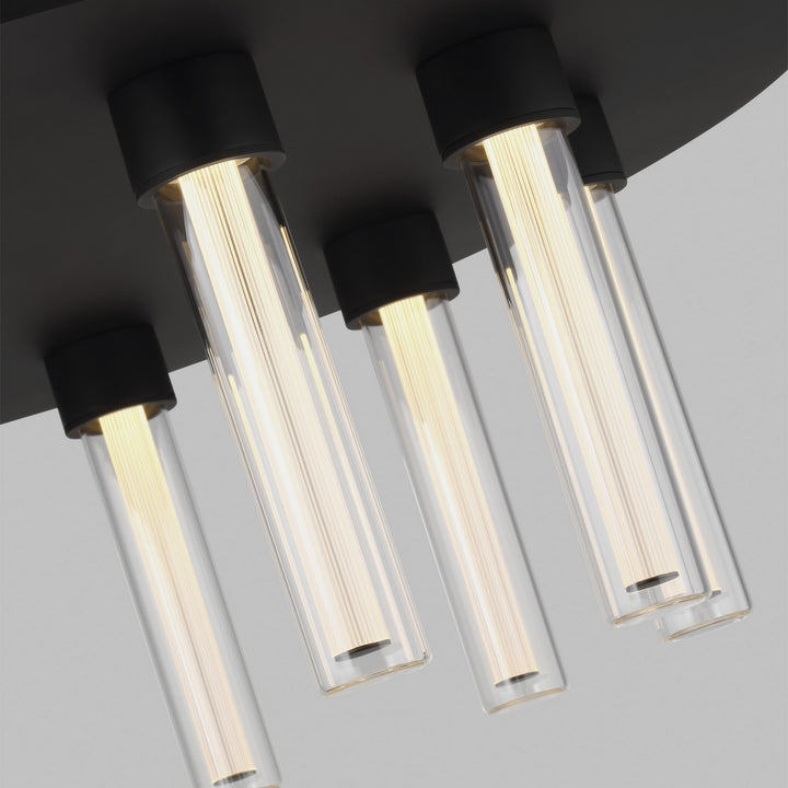 Visual Comfort Modern Kola 700FMKLA22B-LED927 Ceiling Light - Nightshade Black