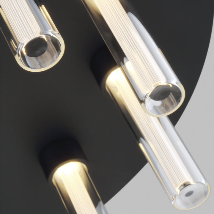 Visual Comfort Modern Kola 700FMKLA22B-LED927 Ceiling Light - Nightshade Black