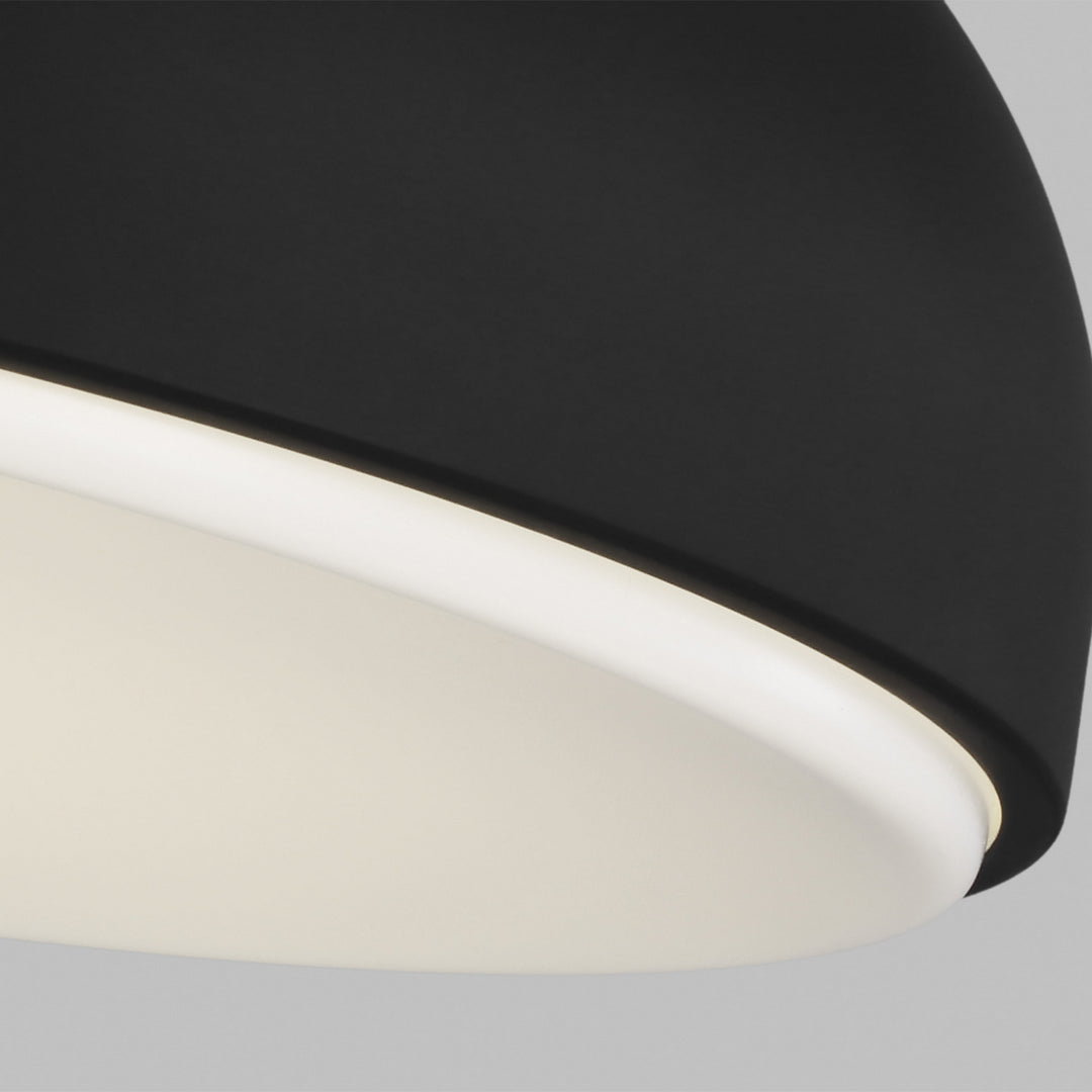 Visual Comfort Modern Kosa 700FMKOSA13B-LED930-277 Ceiling Light - Nightshade Black