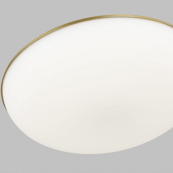Visual Comfort Modern Megan 700FMMGN13BR-LED930-277 Ceiling Light - Plated Brass