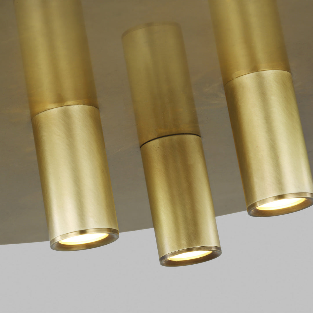 Visual Comfort Modern Ponte 700FMPNT16NB-LED930 Ceiling Light - Natural Brass